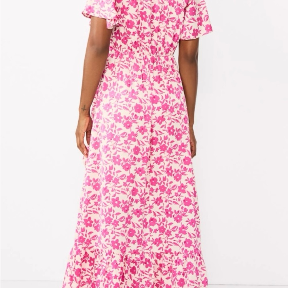 Draper James Rsvp Flutter Sleeve Wrap Maxi Dress - image 3